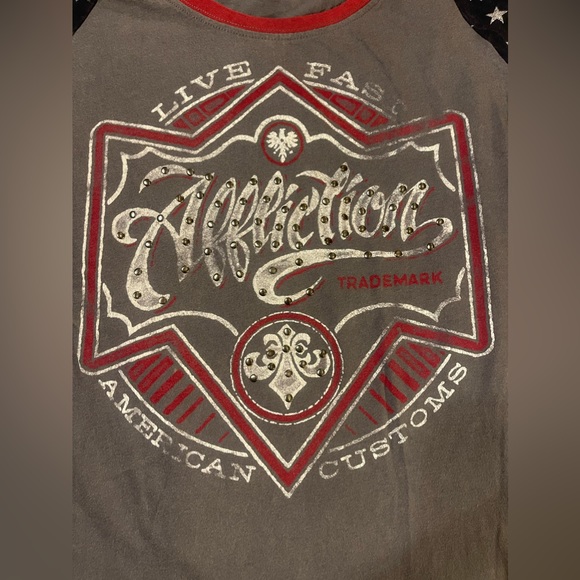 Buckle Affliction American Customs 3/4 Sleeve - Picture 2 of 3